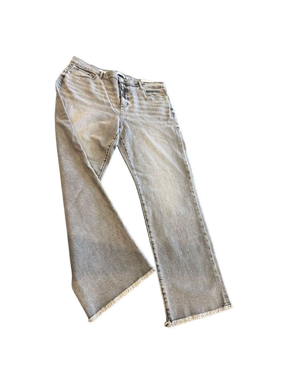 LOFT MID RISE STRAIGHT JEANS SIZE 14